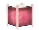 Светильник-ночник в форме куба, серия Балерина/Magic Lantern Ballerina -Pink 12V