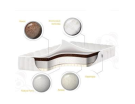 Детский матрас премиум класса BabySleep,EcoLatex. COTTON,