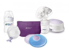 Набор Philips AVENT №95 (Электрон. Молокоотсос, 86878, Набор по уходу за грудью без крема, 82630, бу