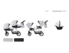 Детская коляска BEBETTO42 2017 для двойни 2 в 1, шасси черная/CZA