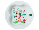 Тарелка с крышкой в форме лаврового листа (можно использовать в СВЧ, посудомойке)