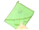Пеленка-полотенце для купания с варежкой (9014)