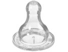К-т из 2-х сосок из силикона д/бутылочек с шир.горлышком S1,3 ск.потока жидк,д/молока/воды, 0-6 мес.