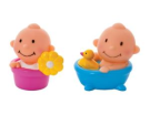 Набор игрушек-брызгалок для ванны "Курносики" Непоседы
