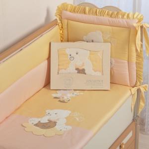 Комплект в кроватку для новорожденного Пасечник 7 пр. С-64